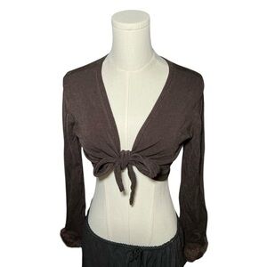 Cejon Brown Knit Cardigan